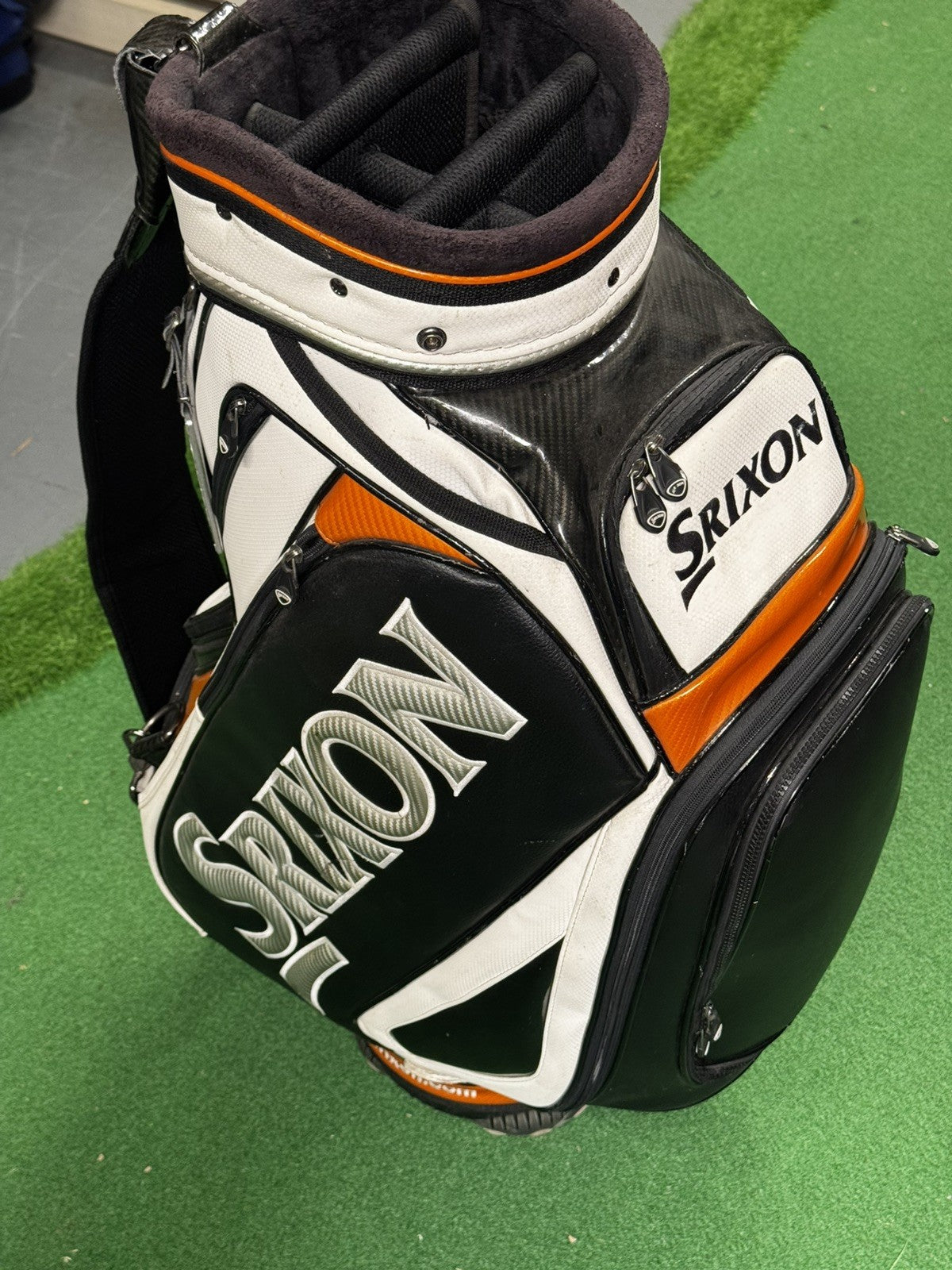 Srixon Tour Staff Bag White/Black/Orange