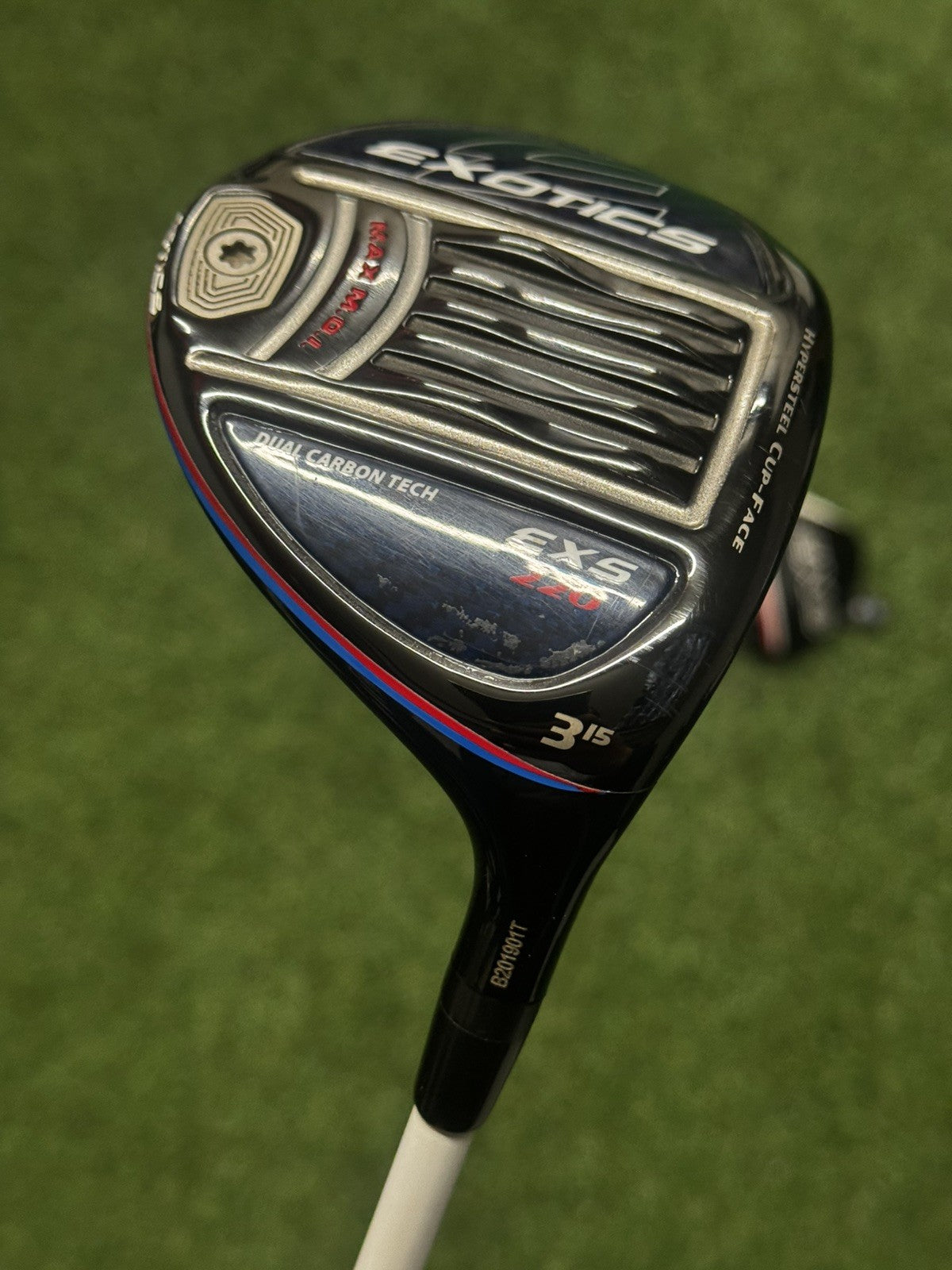 Tour Edge Exotics EXS 220 15˚ 3 Wood Regular Flex 