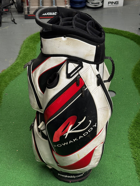 Powakaddy Golf White Cart Bag 