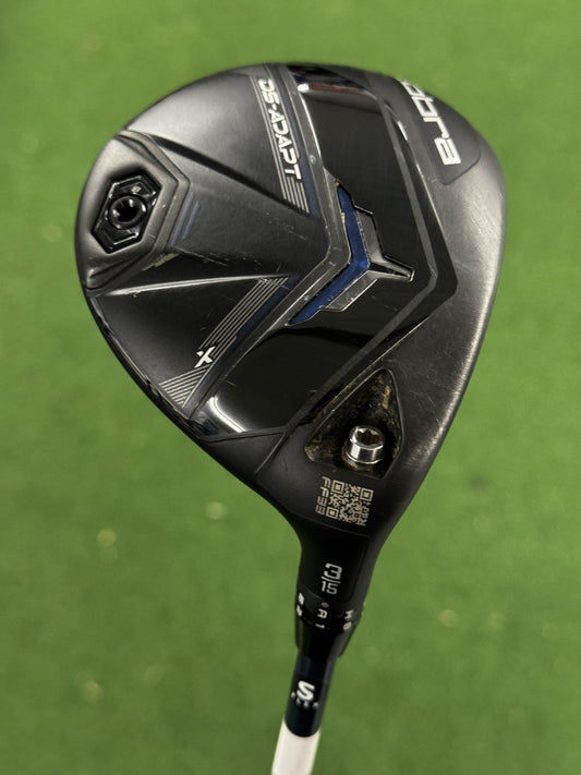 Cobra DS-Adapt X #3 Wood 15 Degree Stiff Flex Denali Blue 60 Shaft
