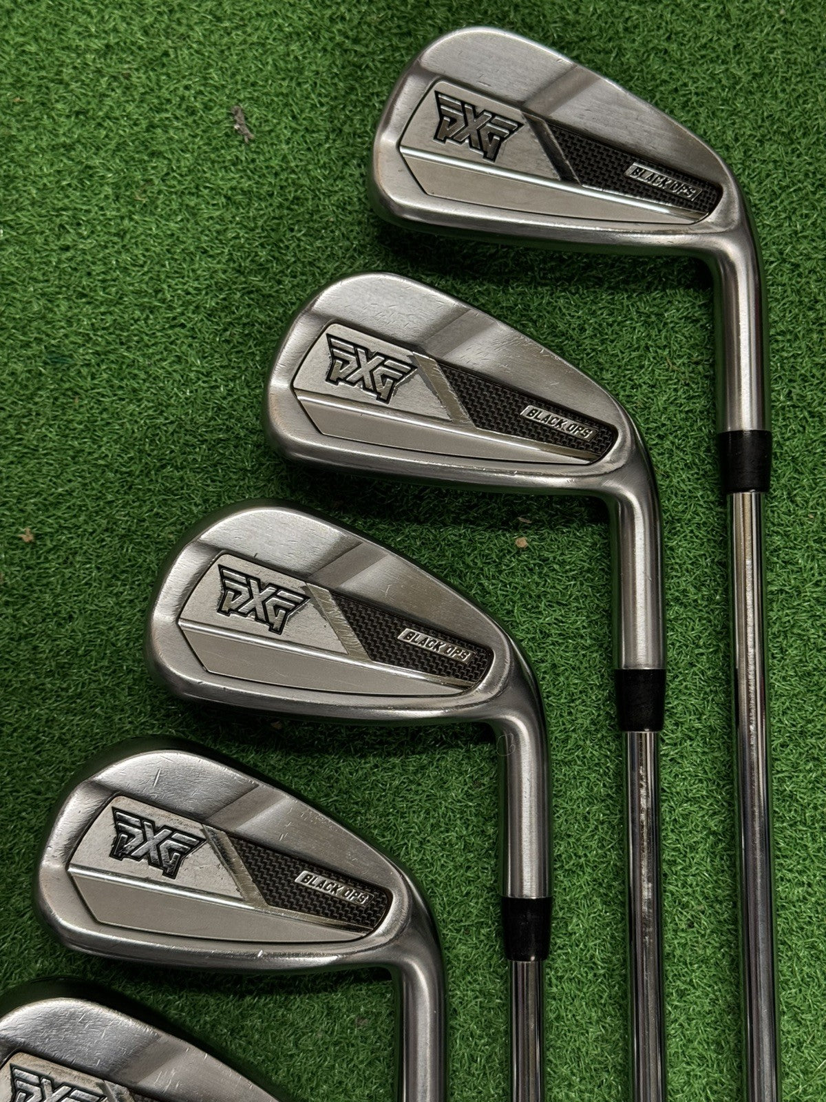 PXG Black Ops Iron Set 5-PW+GW+SW (No 6 Iron) Regular R300 Steel Shafts