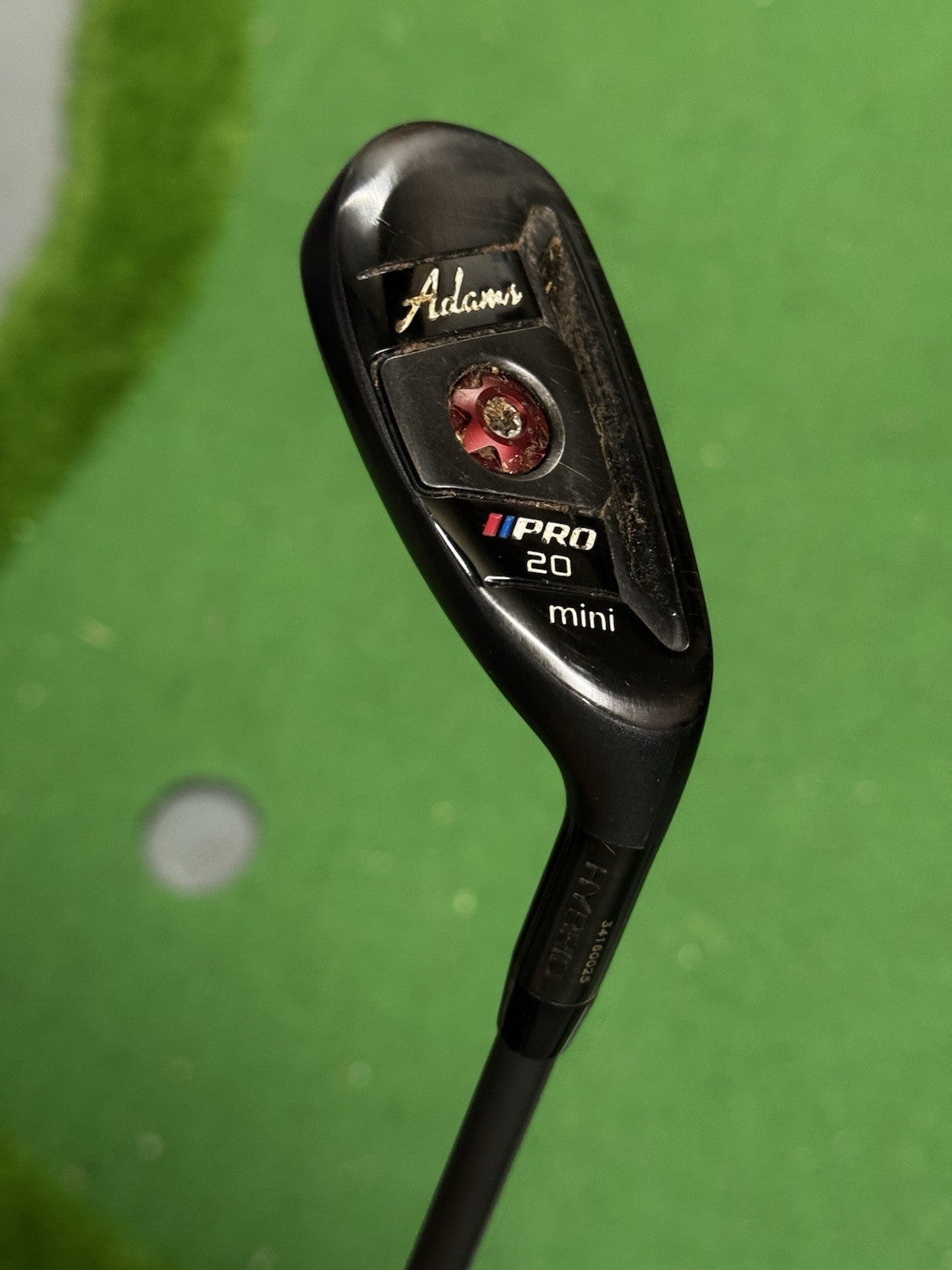 Adams Golf Pro Mini Hybrid Club 20 Degree Stiff Flex Shaft