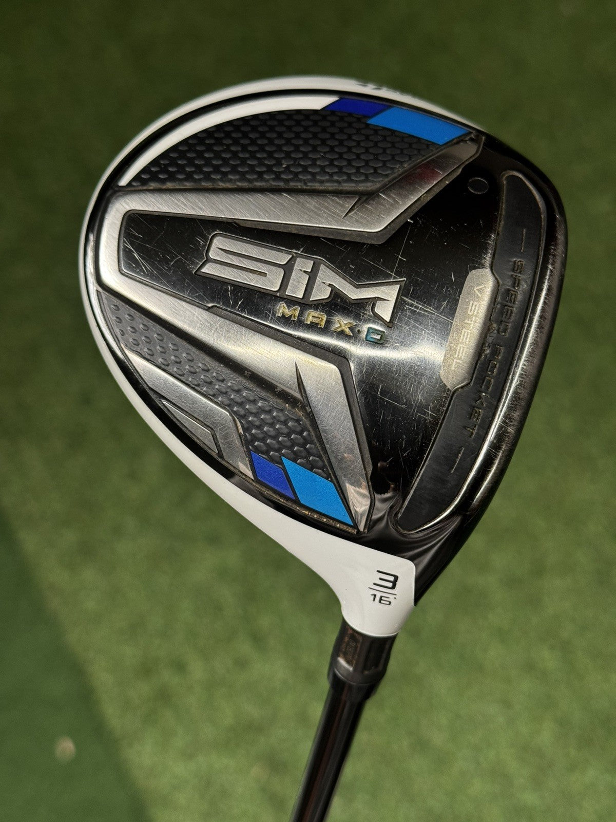Taylormade SIM Max D 3 Wood 16 Degree Regular Flex Ventus 5R Shaft