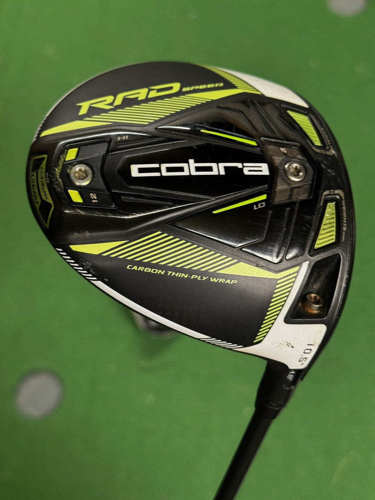 Cobra King Radspeed Driver 10.5 Degrees Stiff Flex Shaft