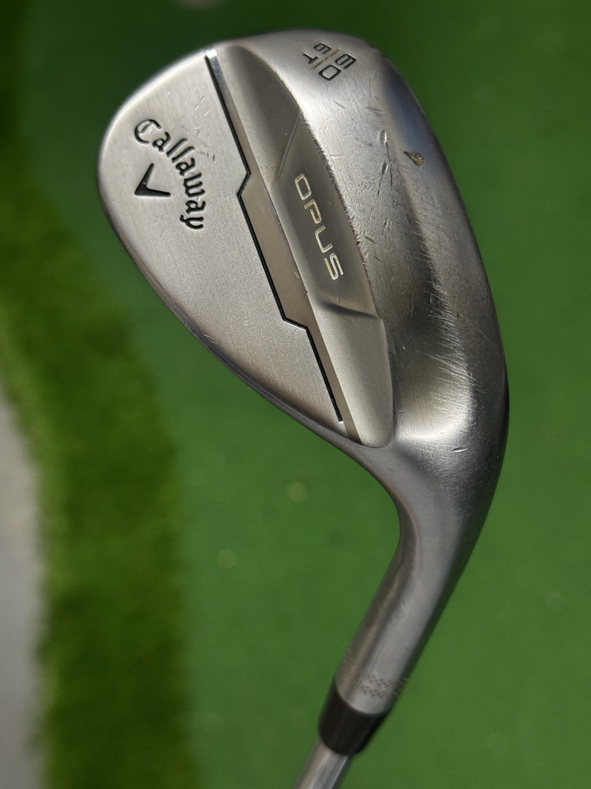 Callaway Opus Lob Wedge 60 Degree 6T Wedge Flex Dynamic Gold 115 Shaft