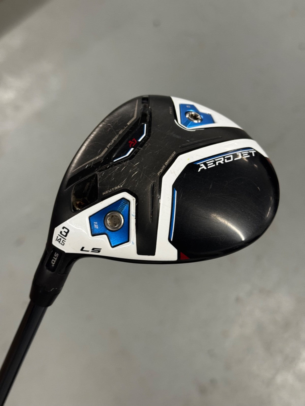 Left Hand Cobra Aerojet LS #3 Wood 15 Degree Regular Flex Shaft *used*