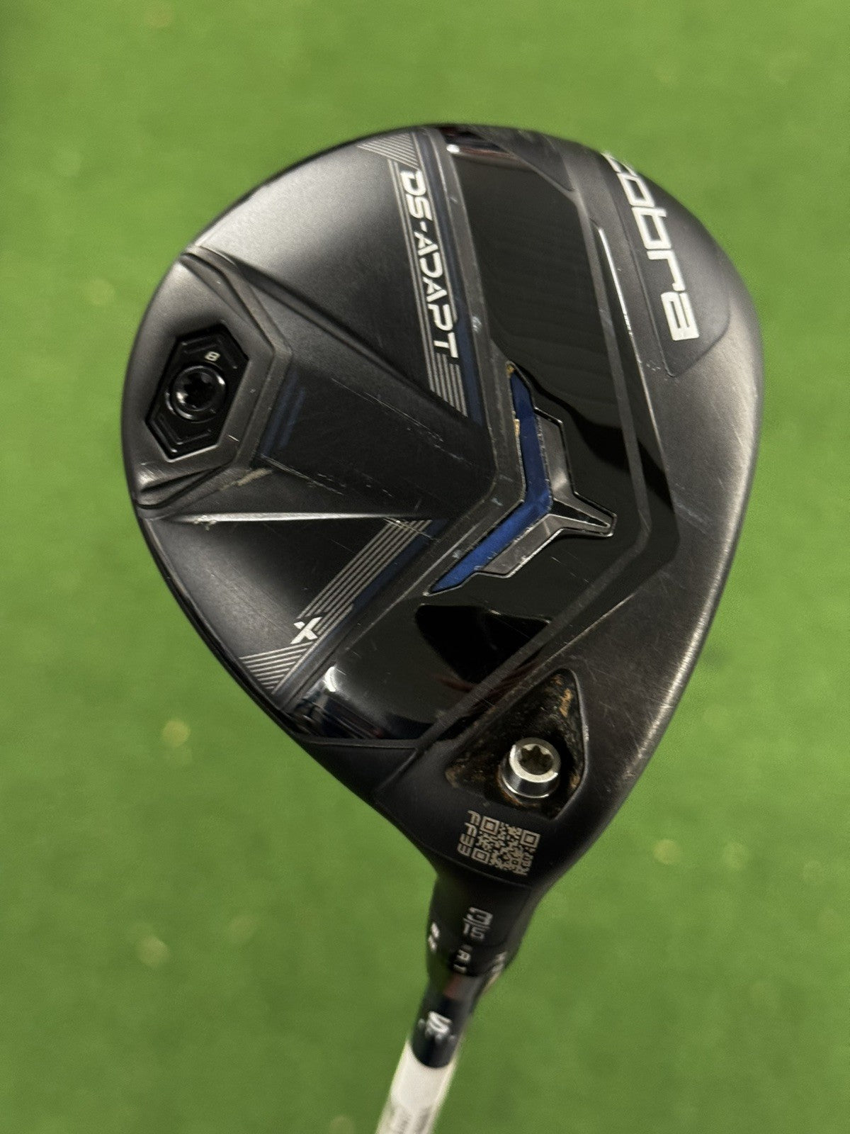 Cobra DS-Adapt X #3 Wood 15 Degree Stiff Flex Denali Blue 60 Shaft