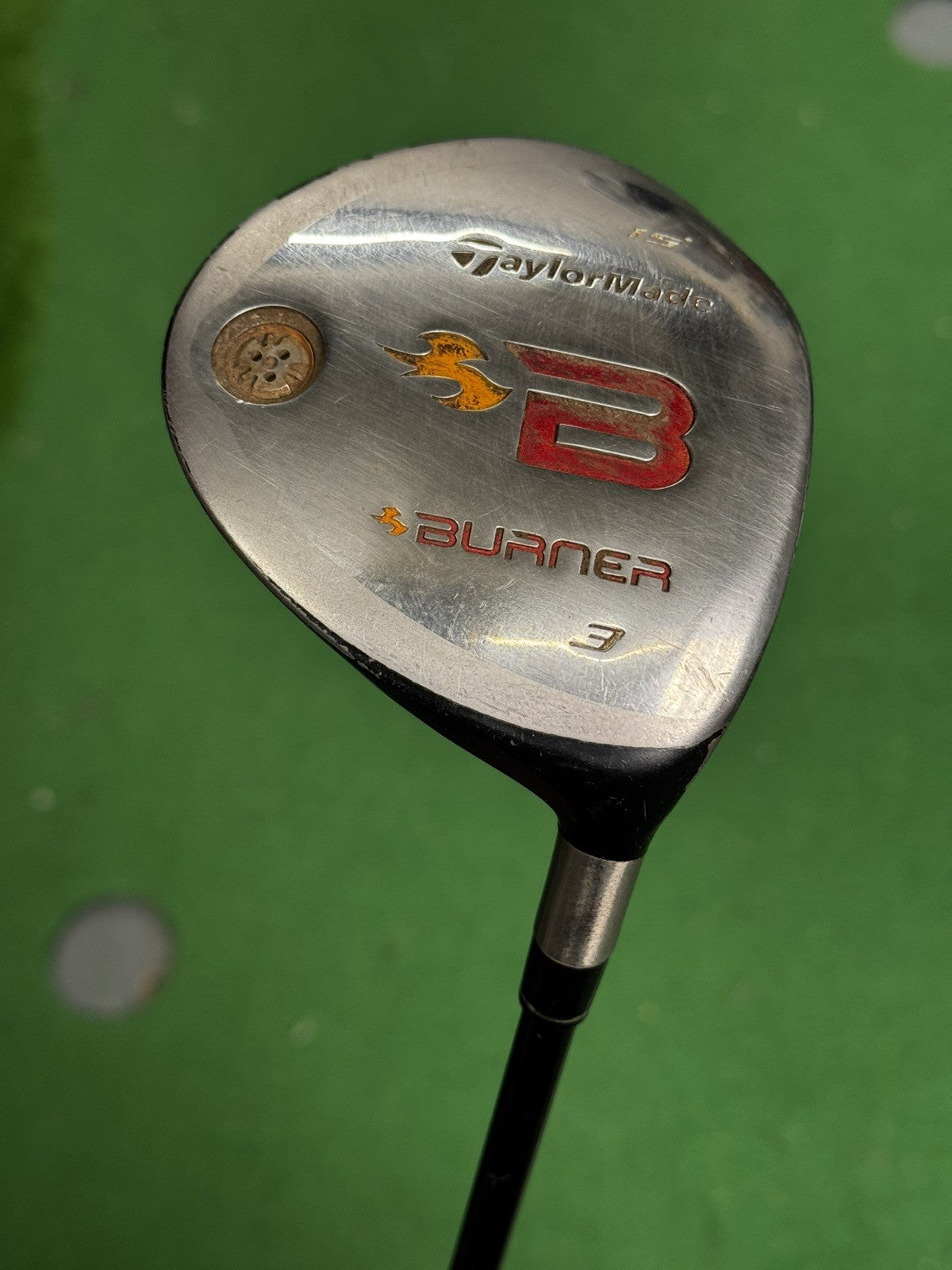 Taylormade Burner 2008 3 Wood 15 Degree Regular Flex REAX Shaft