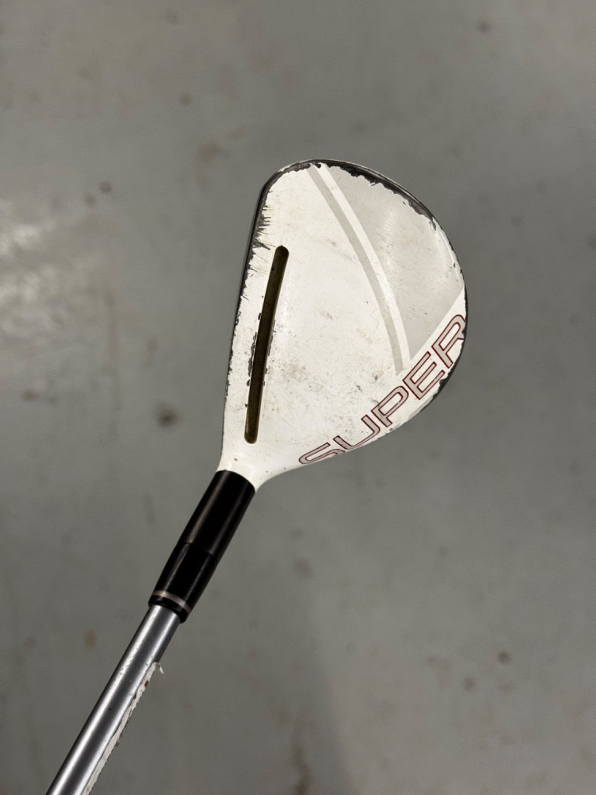 Adams Idea Super S #4 Hybrid 22 Degree Stiff Flex Shaft *used*