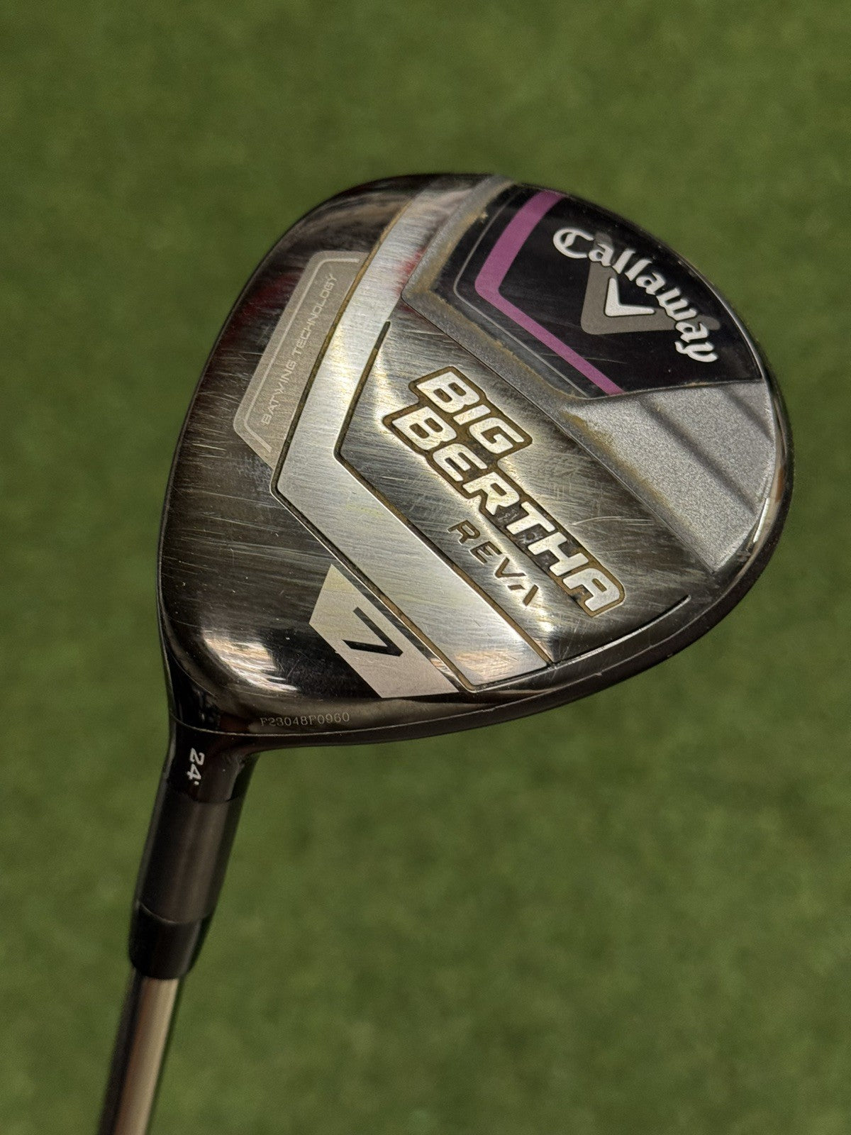Callaway Left Hand Big Bertha Reva 2023 7 Wood 21 Degree Ladies Flex