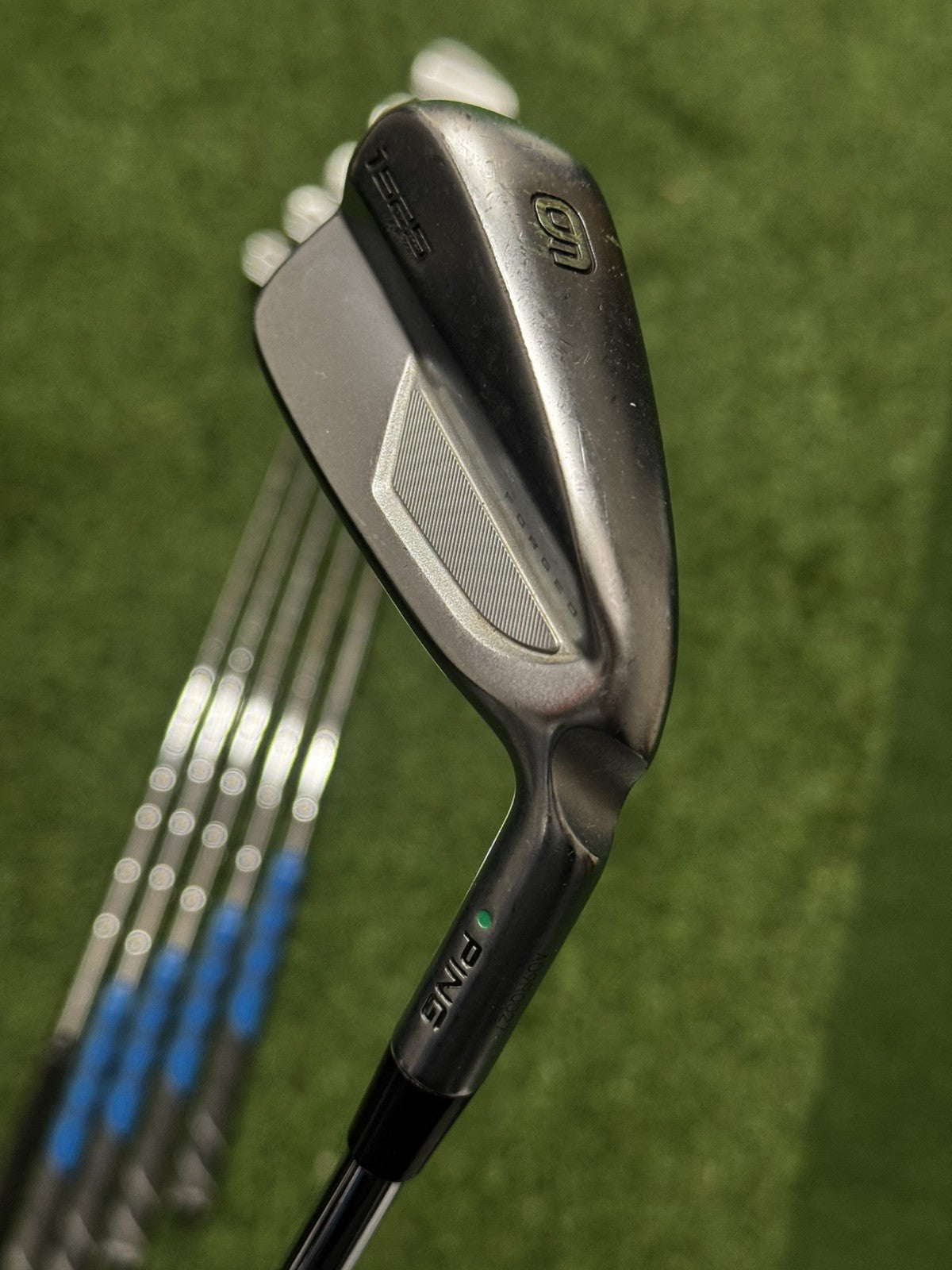 Ping i525 Iron Set 6-PW+UW Green Dot Stiff Flex Elevate MPH 95 Shafts