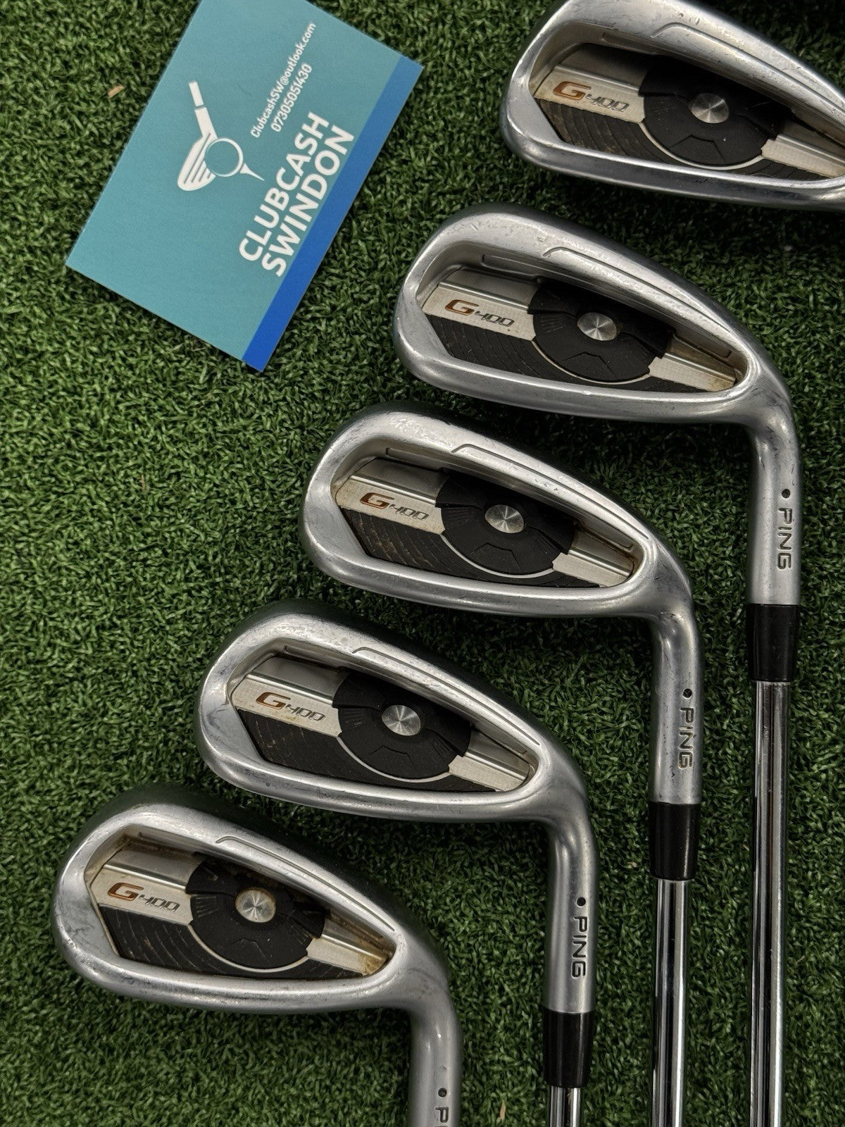 Ping G400 Iron Set 5-PW+UW+SW (NO 8 iron) Black Dot Regular Flex Shafts