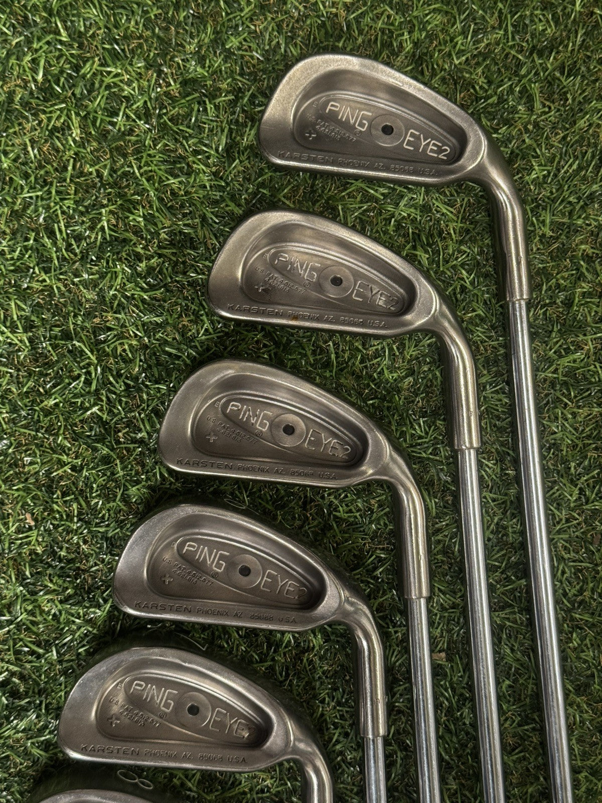 Ping Eye 2 Iron Set 3-PW Black Dot Regular Flex Ping Karsten Shafts