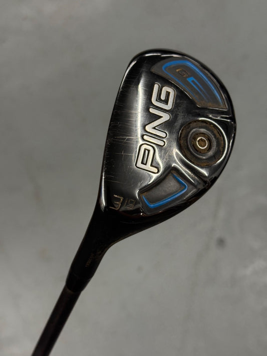 Left Hand Ping G Series 3 Hybrid 19 Degree Senior Flex Ping Alta 70 Shaft *used*