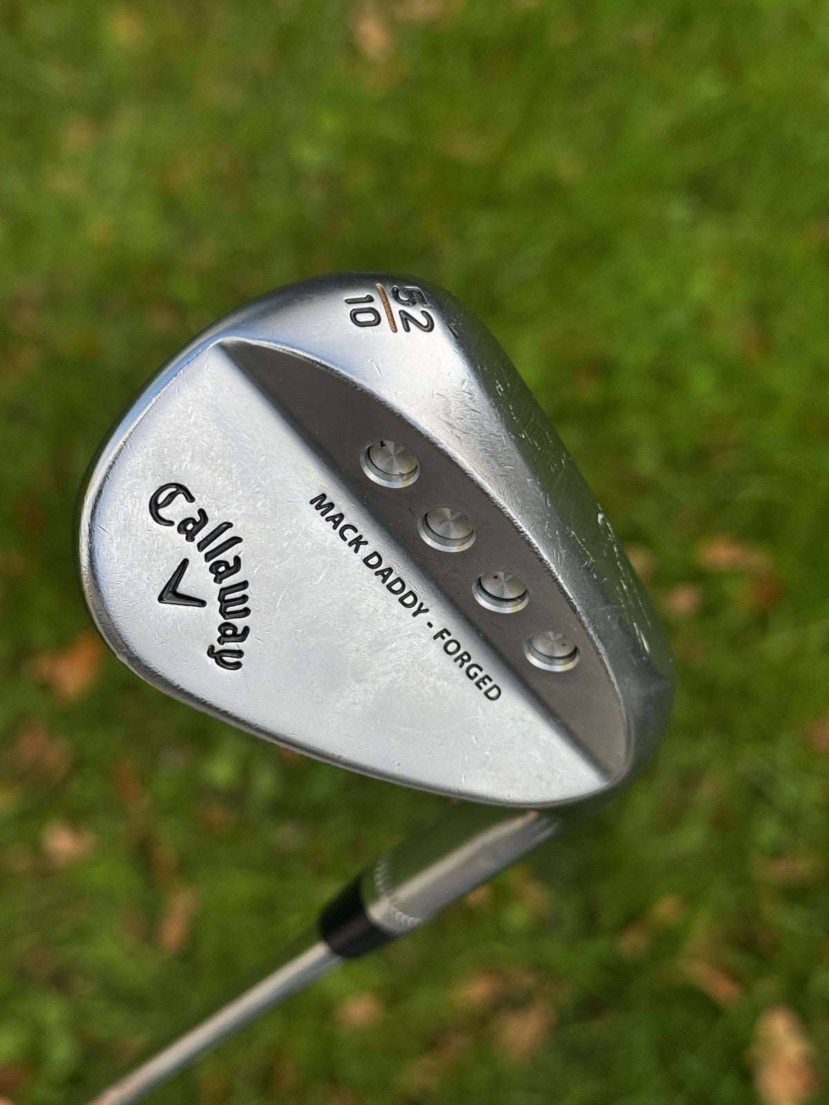 Callaway Mack Daddy Forged Gap Wedge 52 Degree Dynamic Gold 115 Wedge Flex Shaft