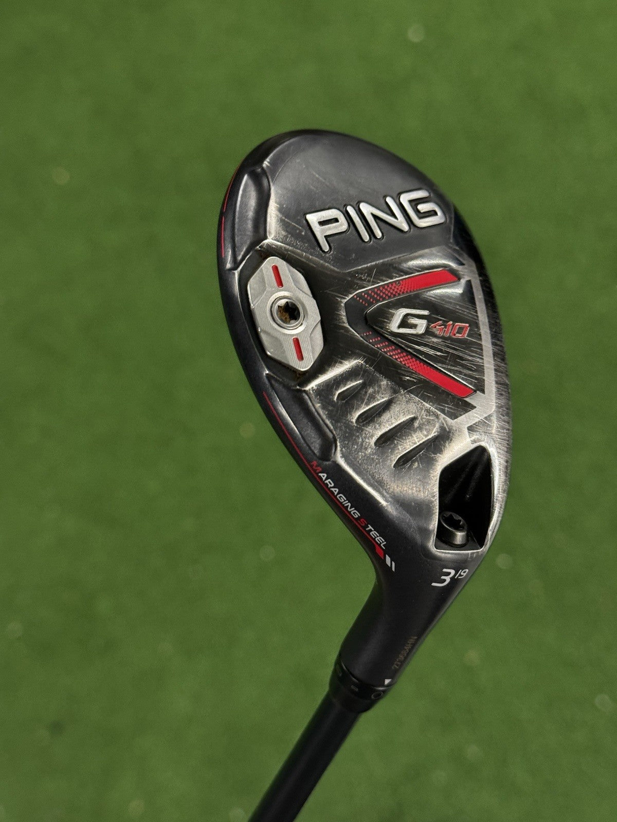 Ping G410 #3 Hybrid 19 Degree Regular Flex Ping Alta CB Red 70 Shaft