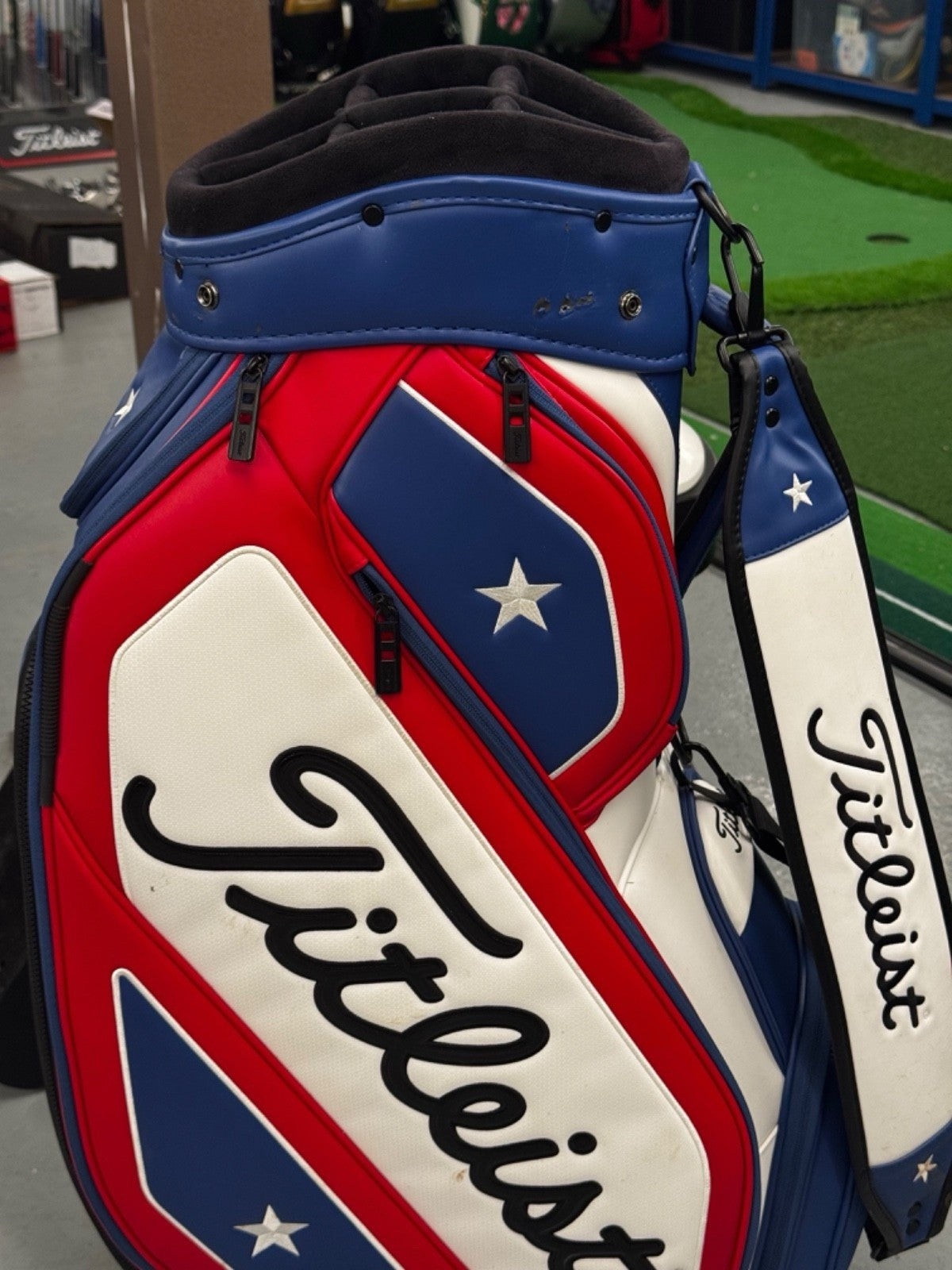 Titleist US Open Golf Tour Bag White/Blue/Red