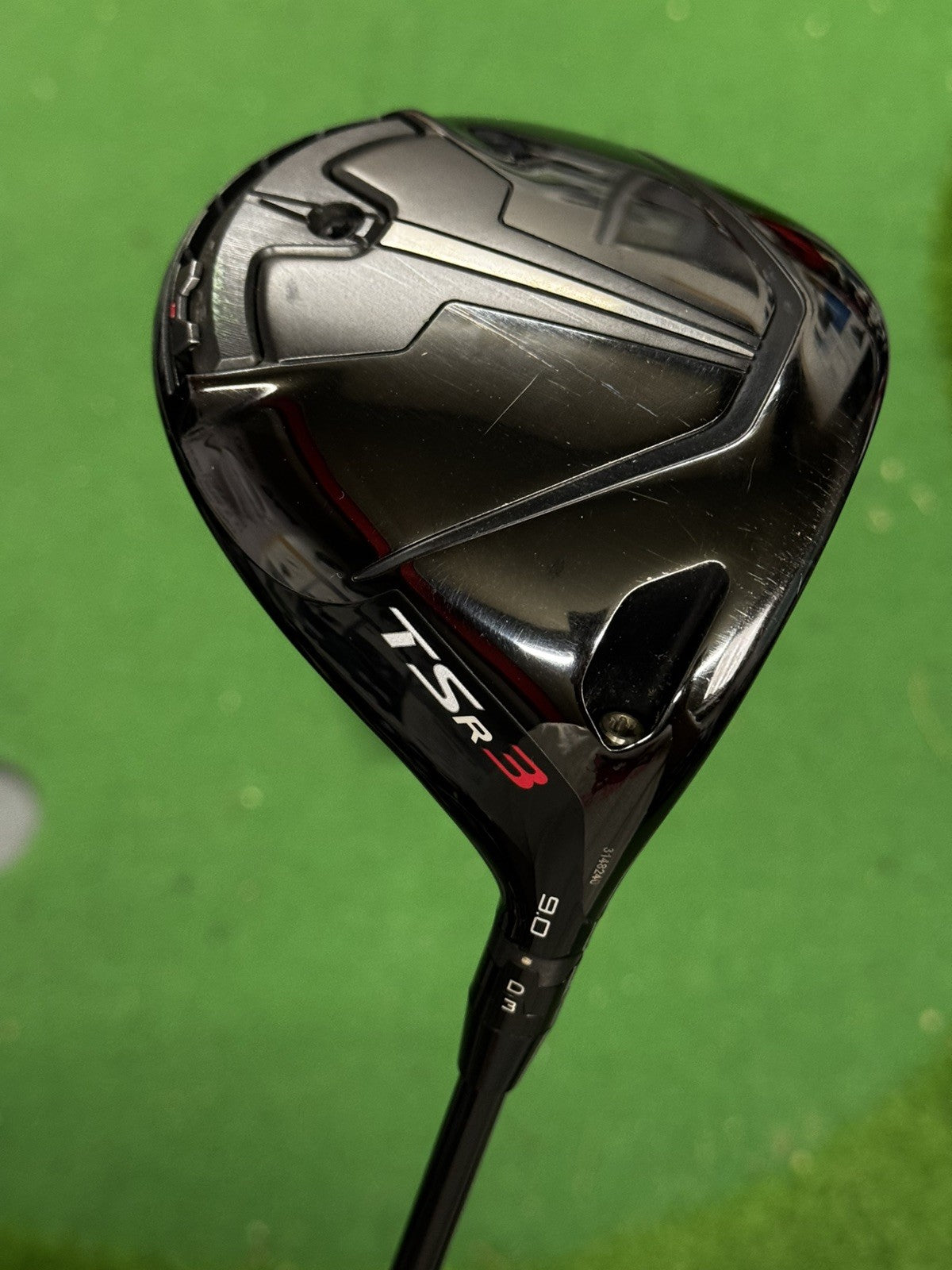 Titleist TSR3 Driver 9 Degree Stiff Flex HZRDUS Shaft -1 Inch