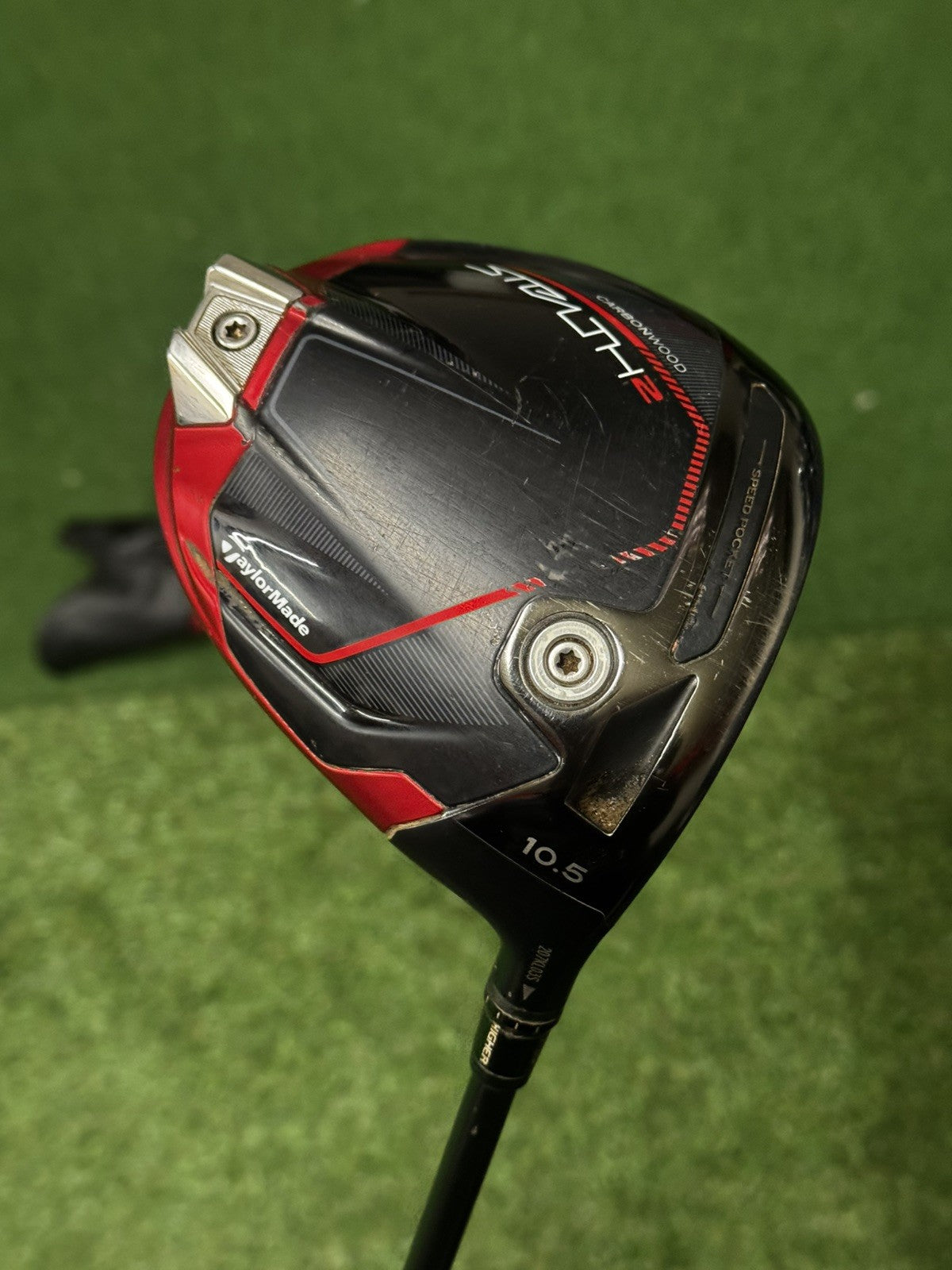Taylormade Stealth 2 Driver 10.5 Degree Stiff Flex Ventus Red 5 Shaft
