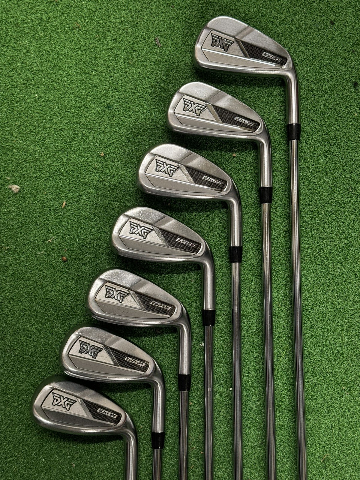 PXG Black Ops Iron Set 5-PW+GW+SW (No 6 Iron) Regular R300 Steel Shafts