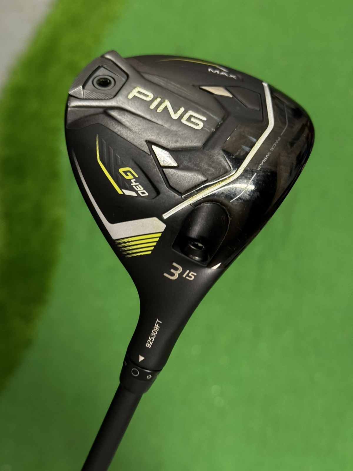 Ping G430 Max 3 Wood 15 Degree Stiff Flex Ping Alta CB Black 65 Shaft