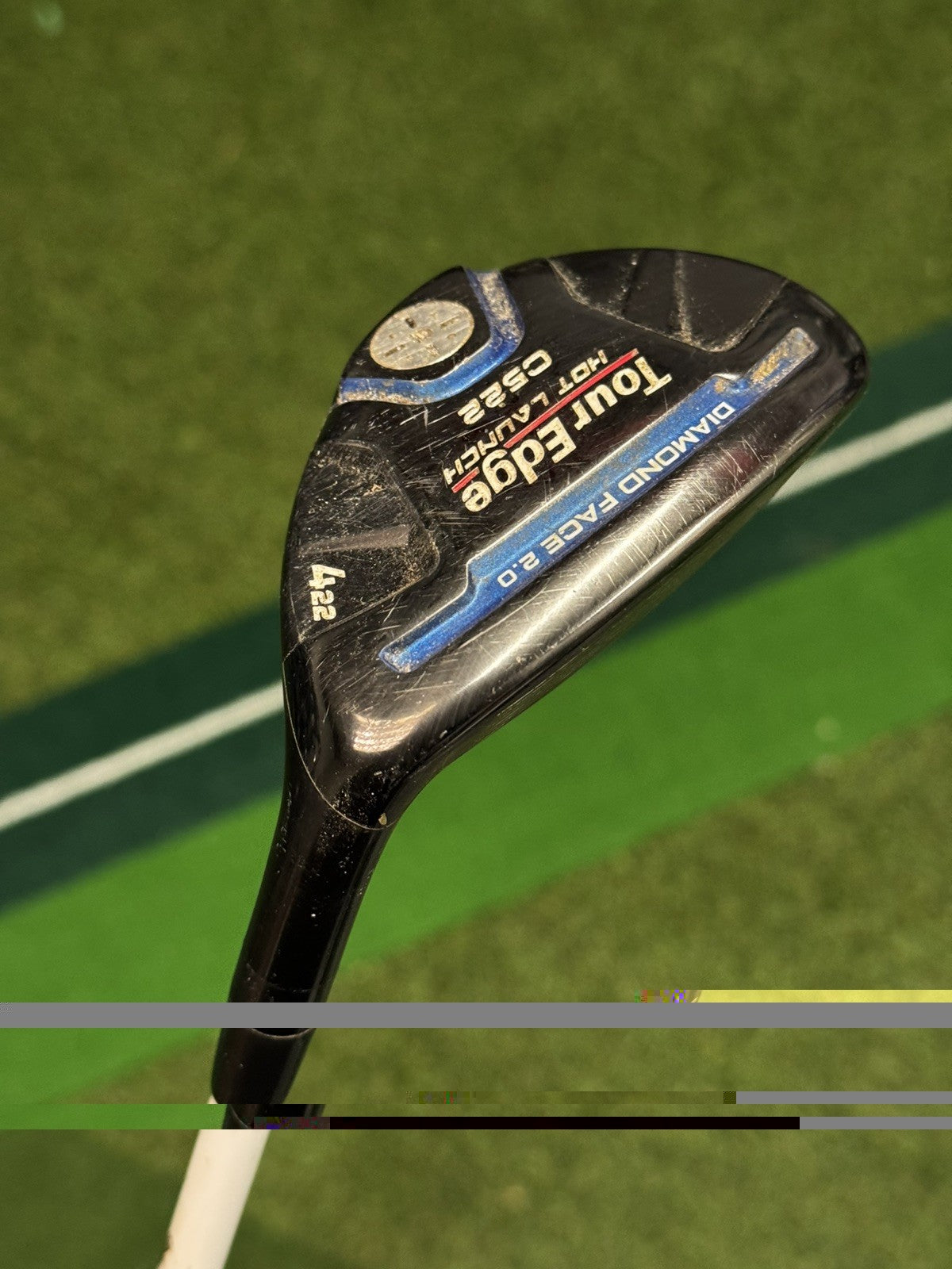 Tour Edge C522 4 Hybrid 22 Degree Regular Flex Fubuki HL Series 55 Shaft