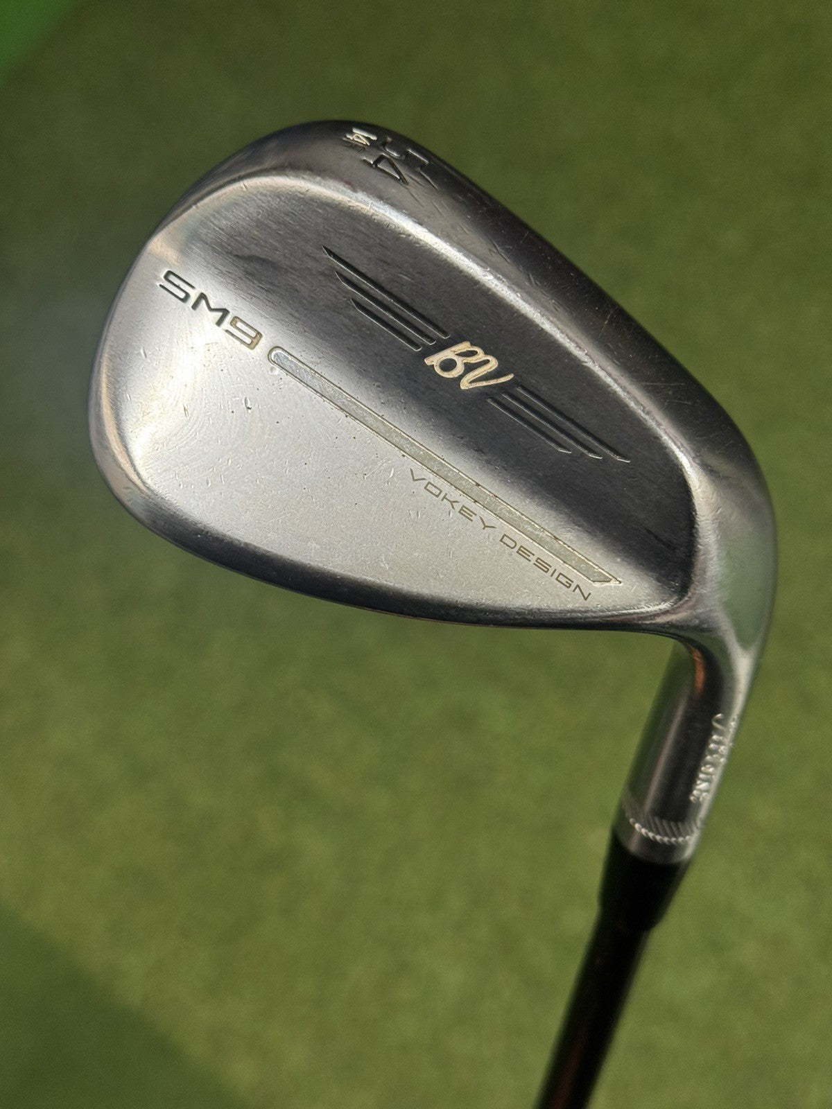 Titleist SM9 Tour Chrome Sand Wedge 54 Degree Wedge Flex Black Steel Shaft