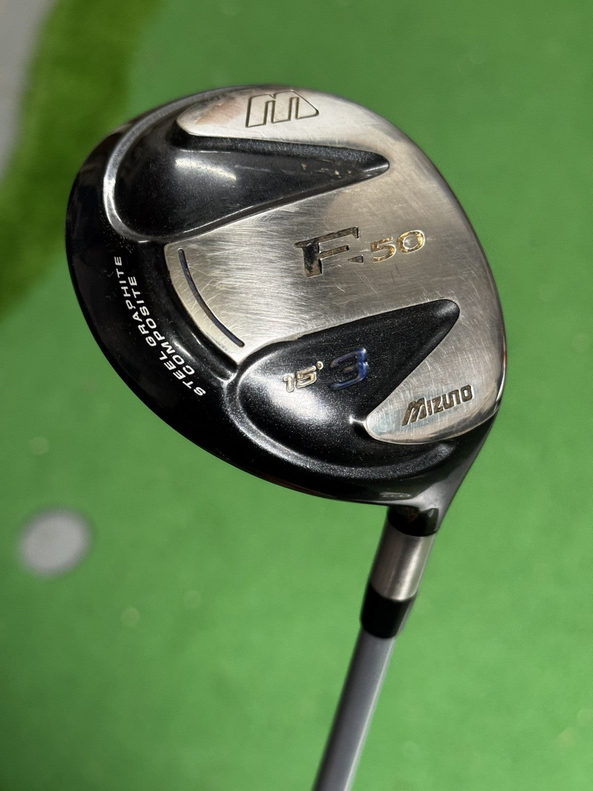 Mizuno F-50 3 Wood 15 Degree Lite Flex Mizuno Exsar FS2 Shaft