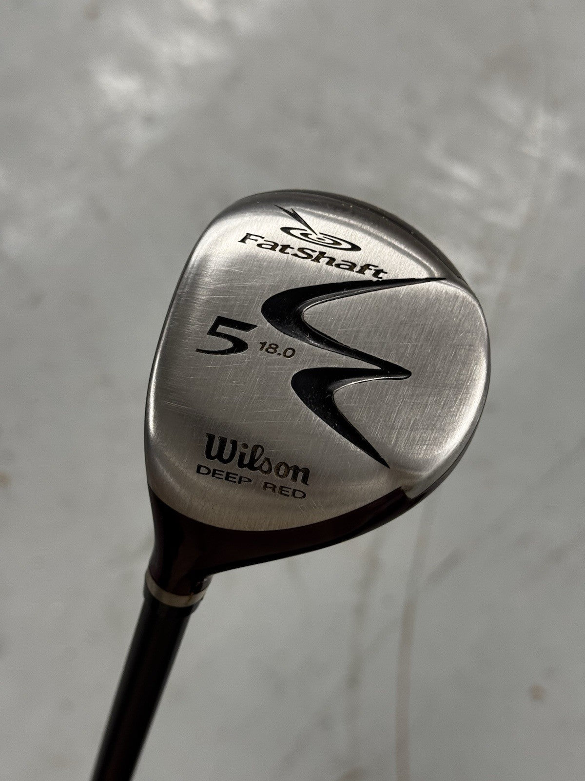 Left Hand Wilson Fat Shaft #5 Wood 18 Degree Regular Flex GraFalloy Shaft