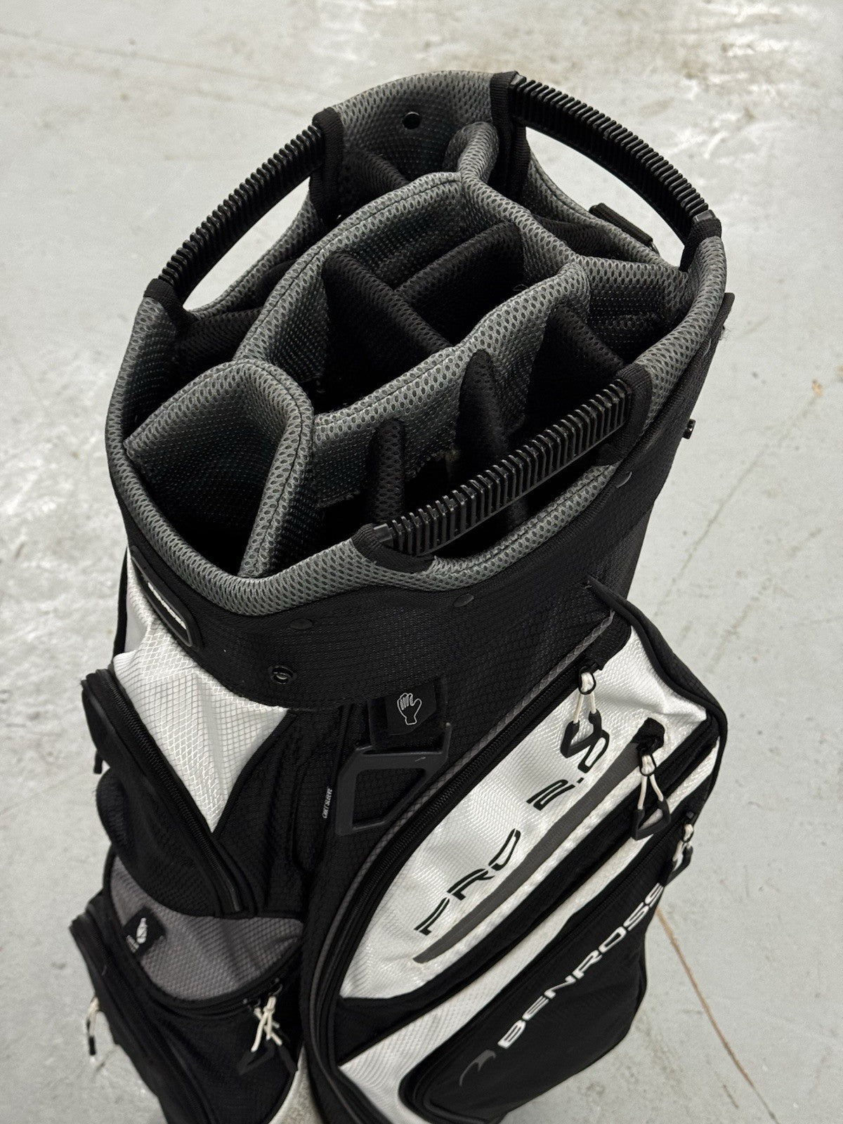 Benross Pro 2.0 Cart Bag BLACK/WHITE