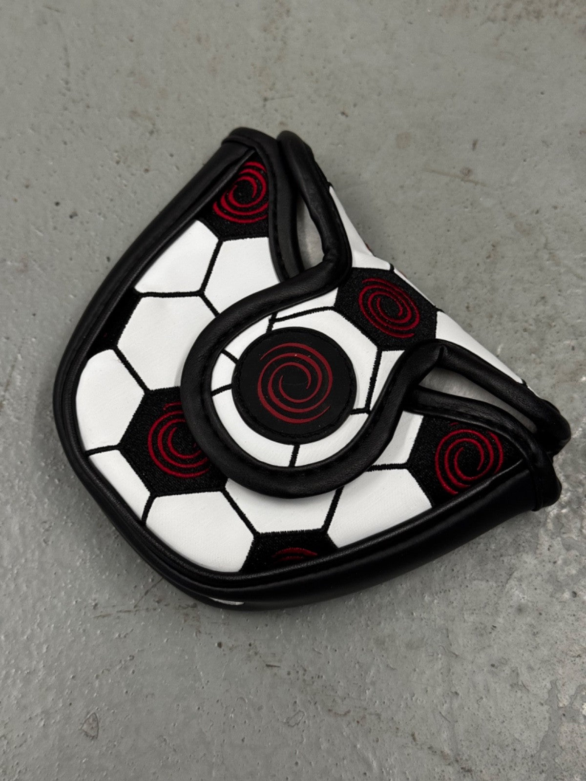 Odyssey Mallet Putter Headcover Black/White/Swirls *New*