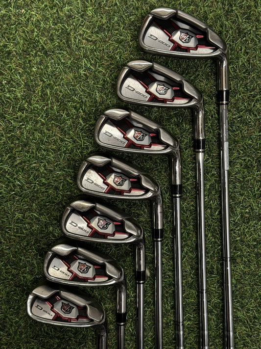 Wilson D200 Iron Set 5-PW+SW Uniflex Wilson Steel Shafts