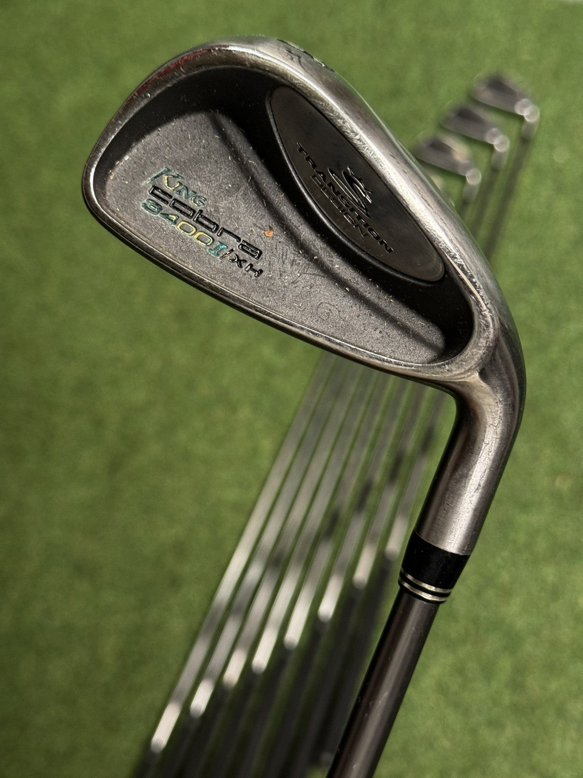King Cobra 3400 I/XH Iron Set 3-SW Stiff Flex Graphite Design 55 Shafts