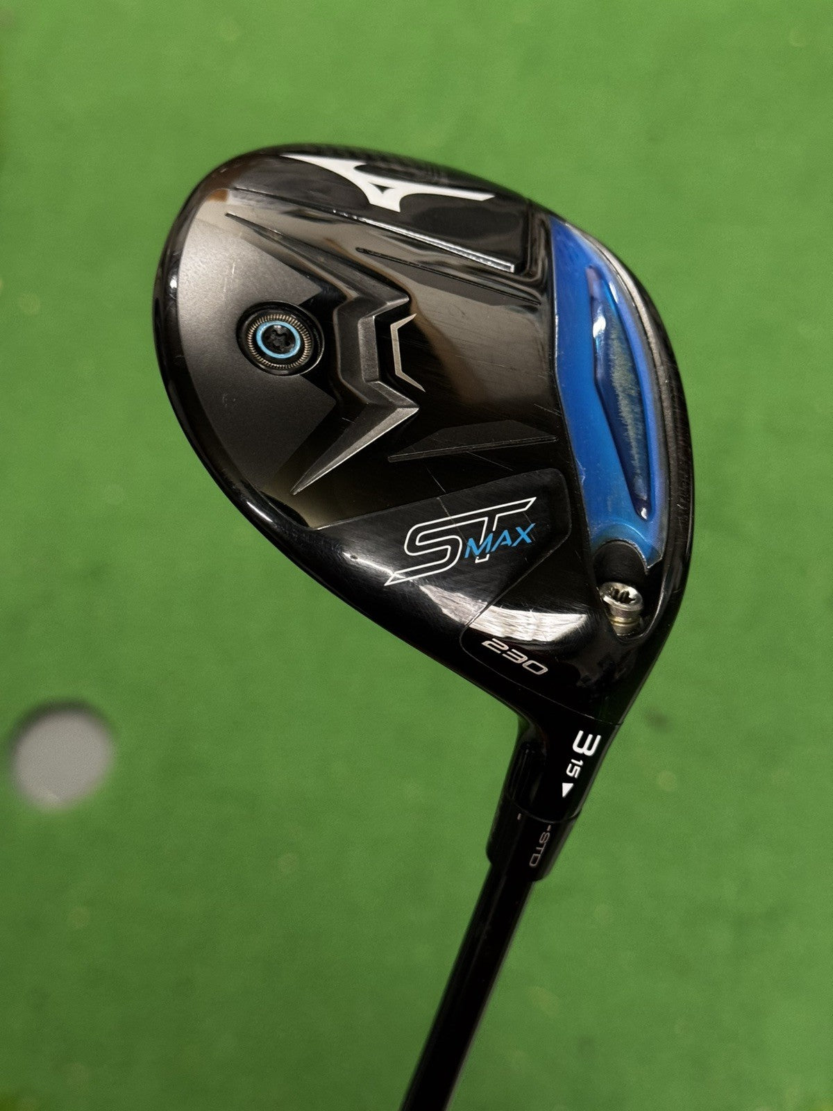 Mizuno ST-Max 230 3 Wood 15 Degree Stiff Flex HZRDUS Black Shaft