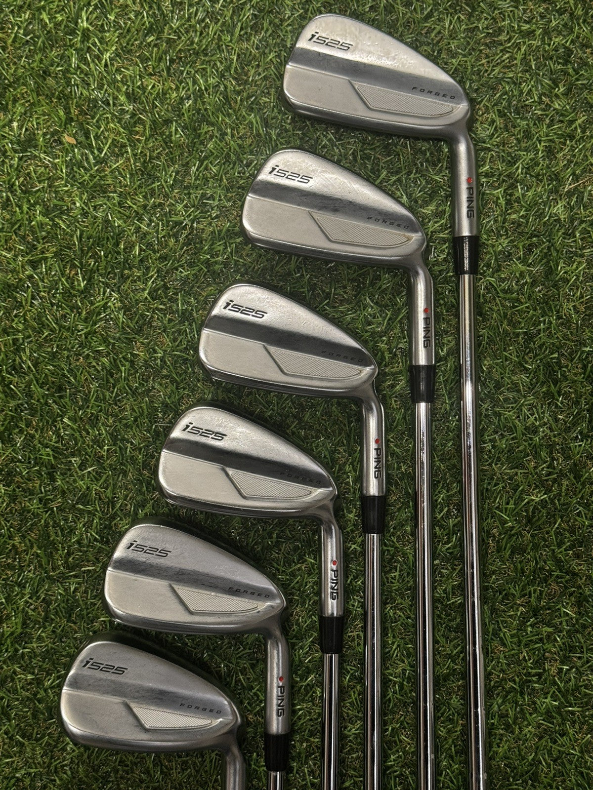 Ping i525 Iron Set 5-PW Red Dot Stiff Flex KBS Tour 120 Shafts