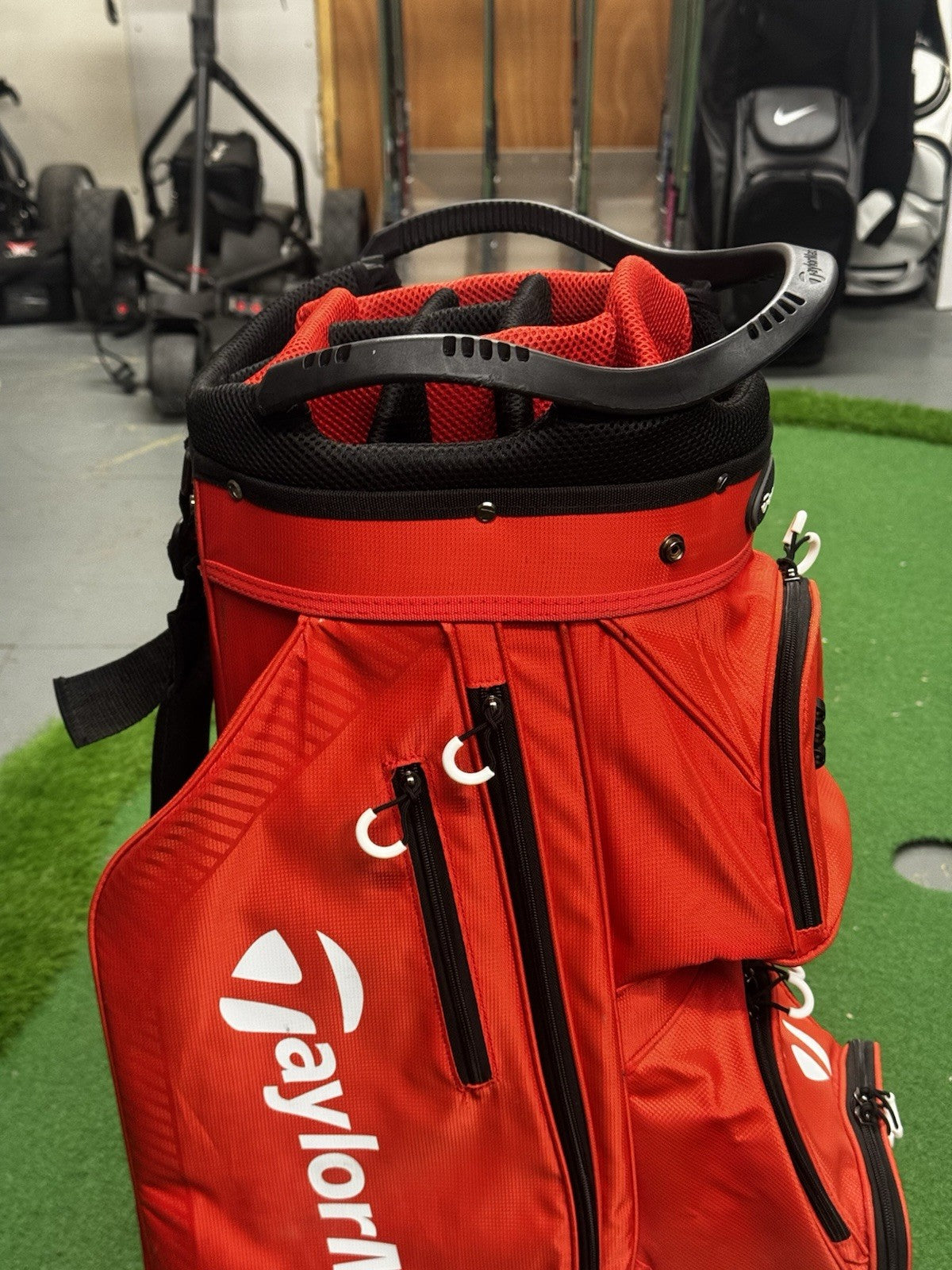 Taylormade Cart Lite Golf Bag 14-Way Divider Red