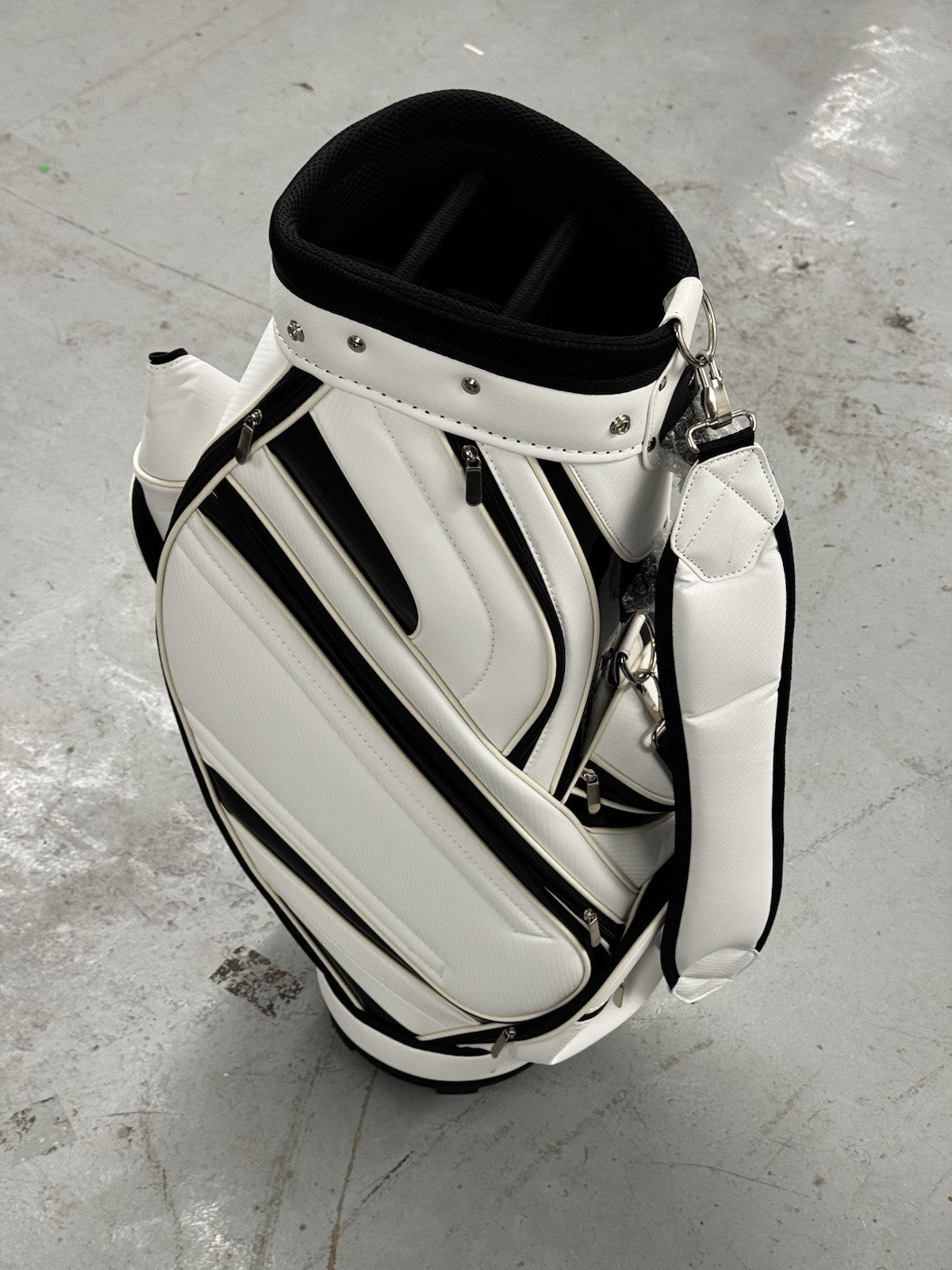 Generic White Golf Cart Bag *NEW*