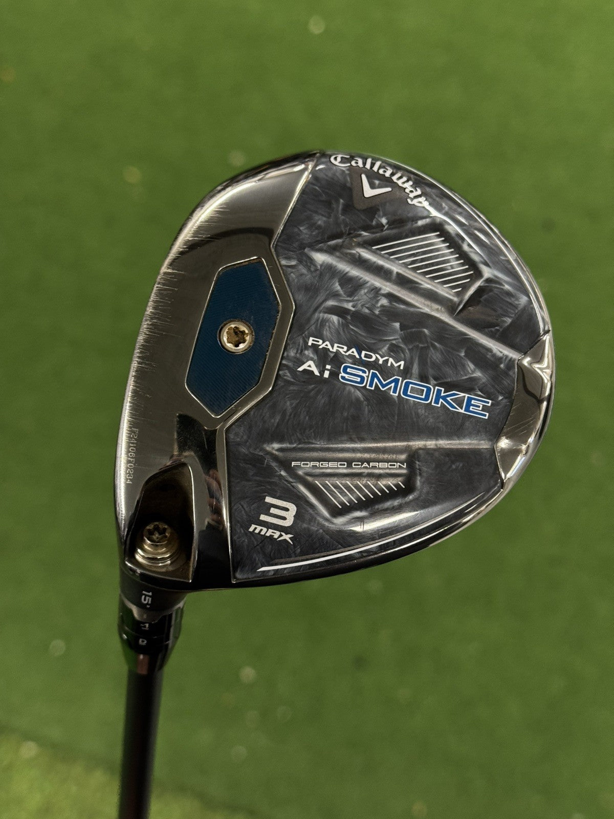 Left Hand Callaway Paradym Ai Smoke Max 3 Wood 15 Degree Regular Flex Shaft