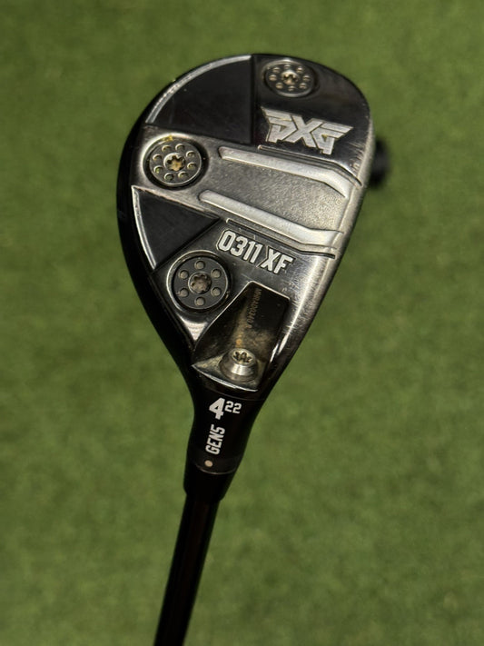 PXG 0311 XF Gen5 4 Hybrid 22 Degree Regular Flex Tensei AV Blue Shaft