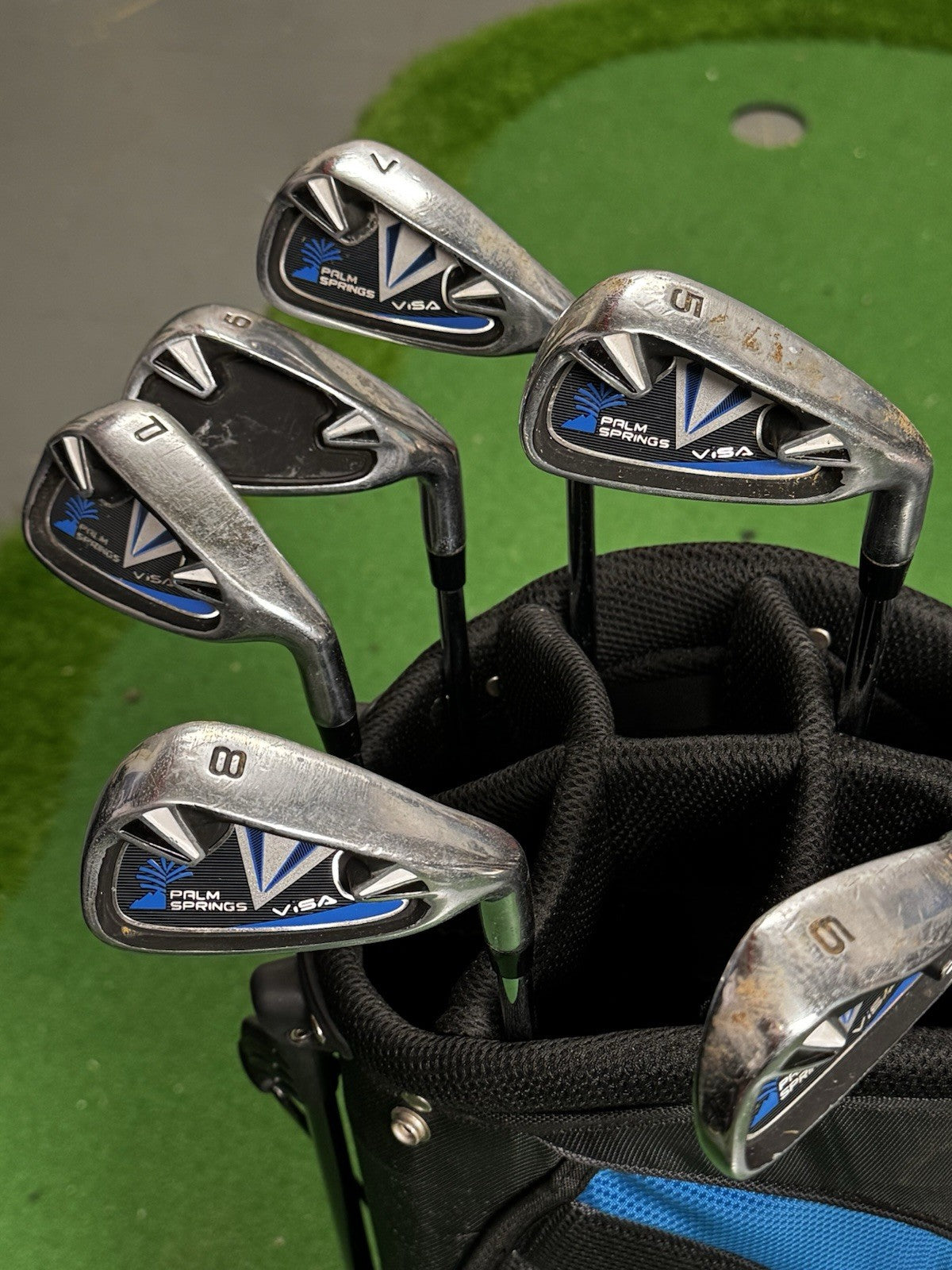 Palm Springs Golf Starter Iron Set + Stand Bag