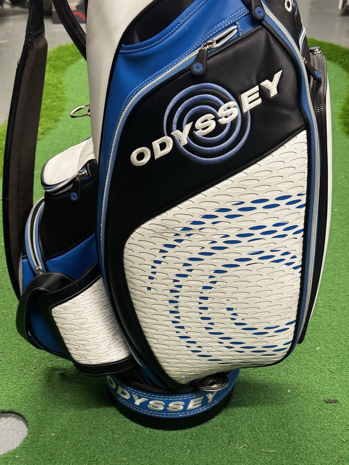 Odyssey Swirl Tour Staff Bag White/Black/Blue