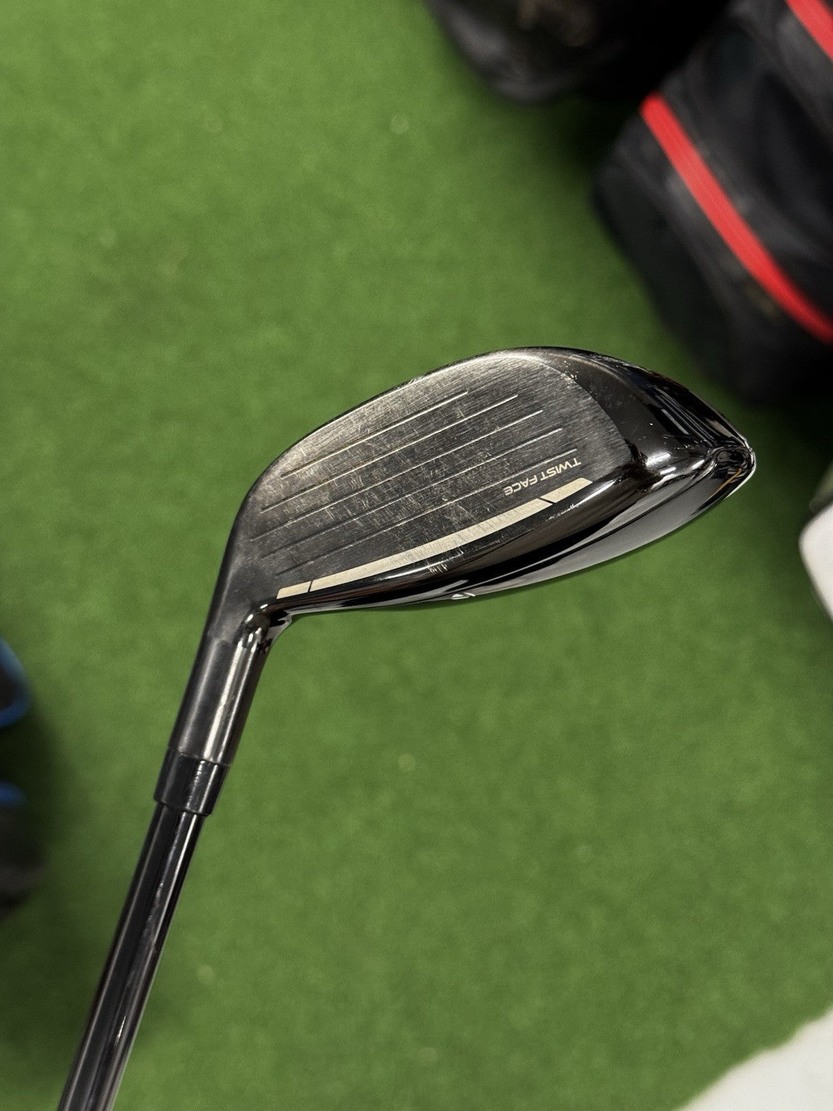 Taylormade Qi10 #4 Hybrid 22 Degree Stiff Flex Fujikura Ventus TR Blue 7 Shaft