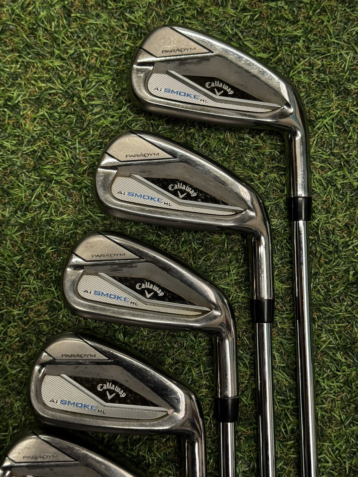 Callaway Paradym Ai Smoke HL Iron Set 5-AW Regular Flex AMT Red R300 Shafts