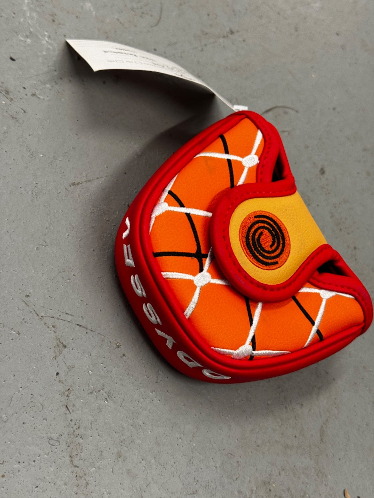 Odyssey Mallet Putter Headcover Basketball *New-RARE*