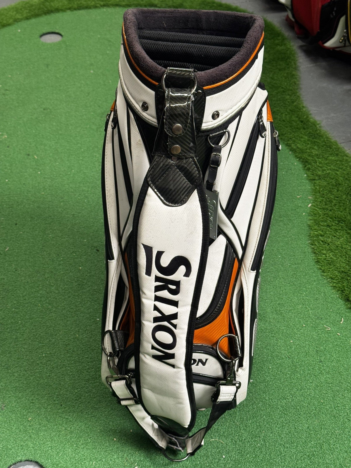 Srixon Tour Staff Bag White/Black/Orange