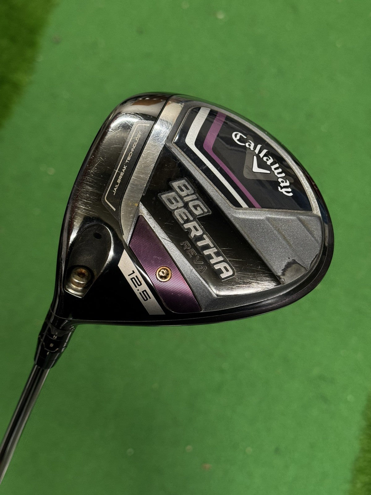 Callaway Left Hand Ladies Big Bertha Reva Driver 12.5 Degree Ladies Flex Shaft