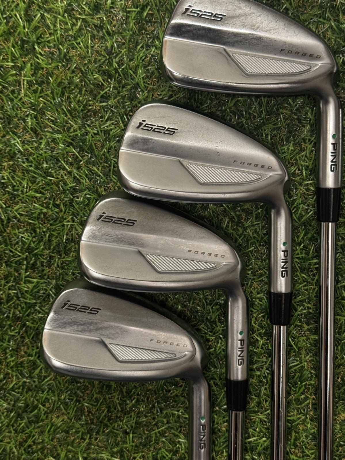 Ping i525 Iron Set 6-PW+UW Green Dot Stiff Flex Elevate MPH 95 Shafts