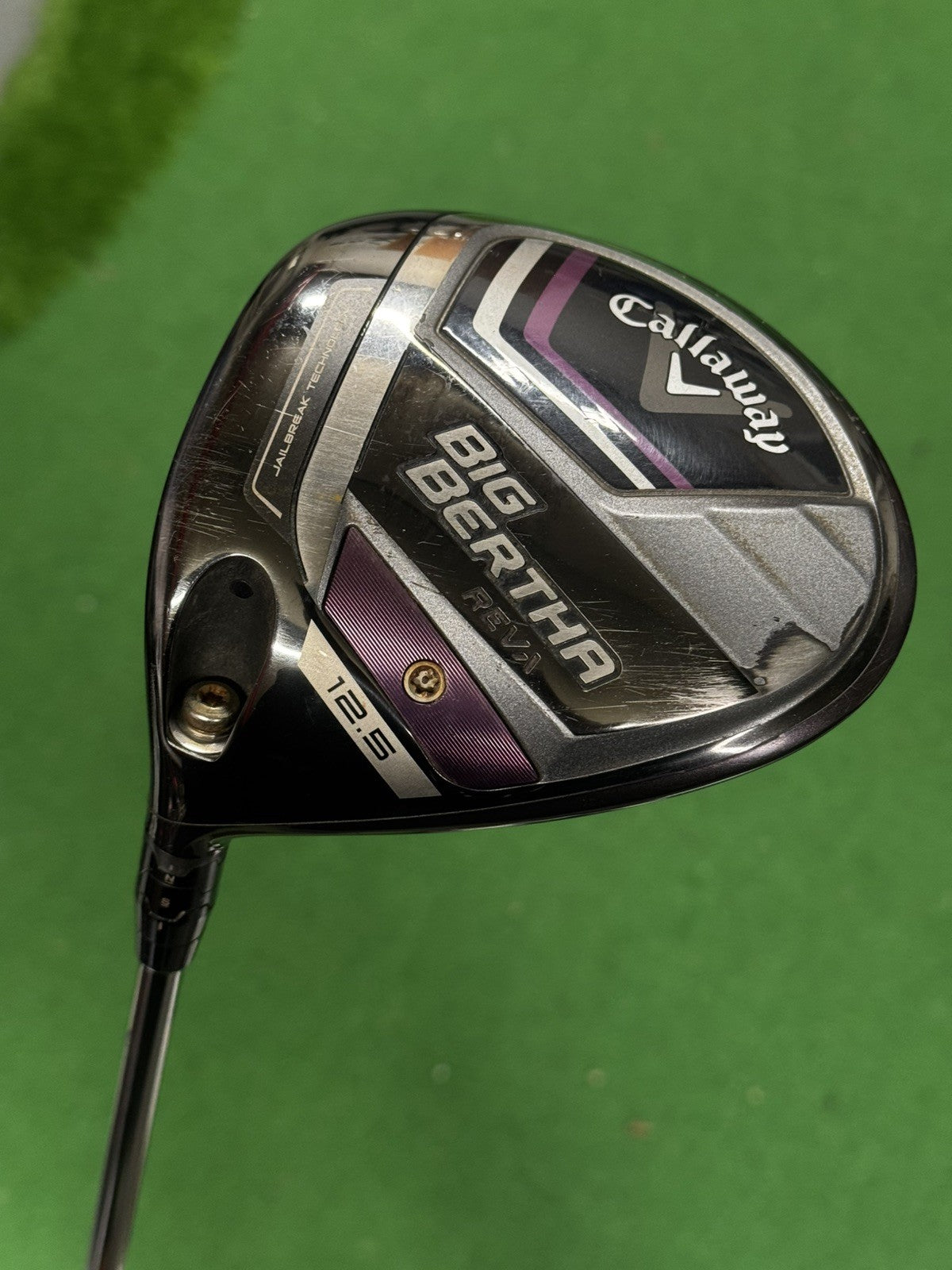 Callaway Left Hand Ladies Big Bertha Reva Driver 12.5 Degree Ladies Flex Shaft