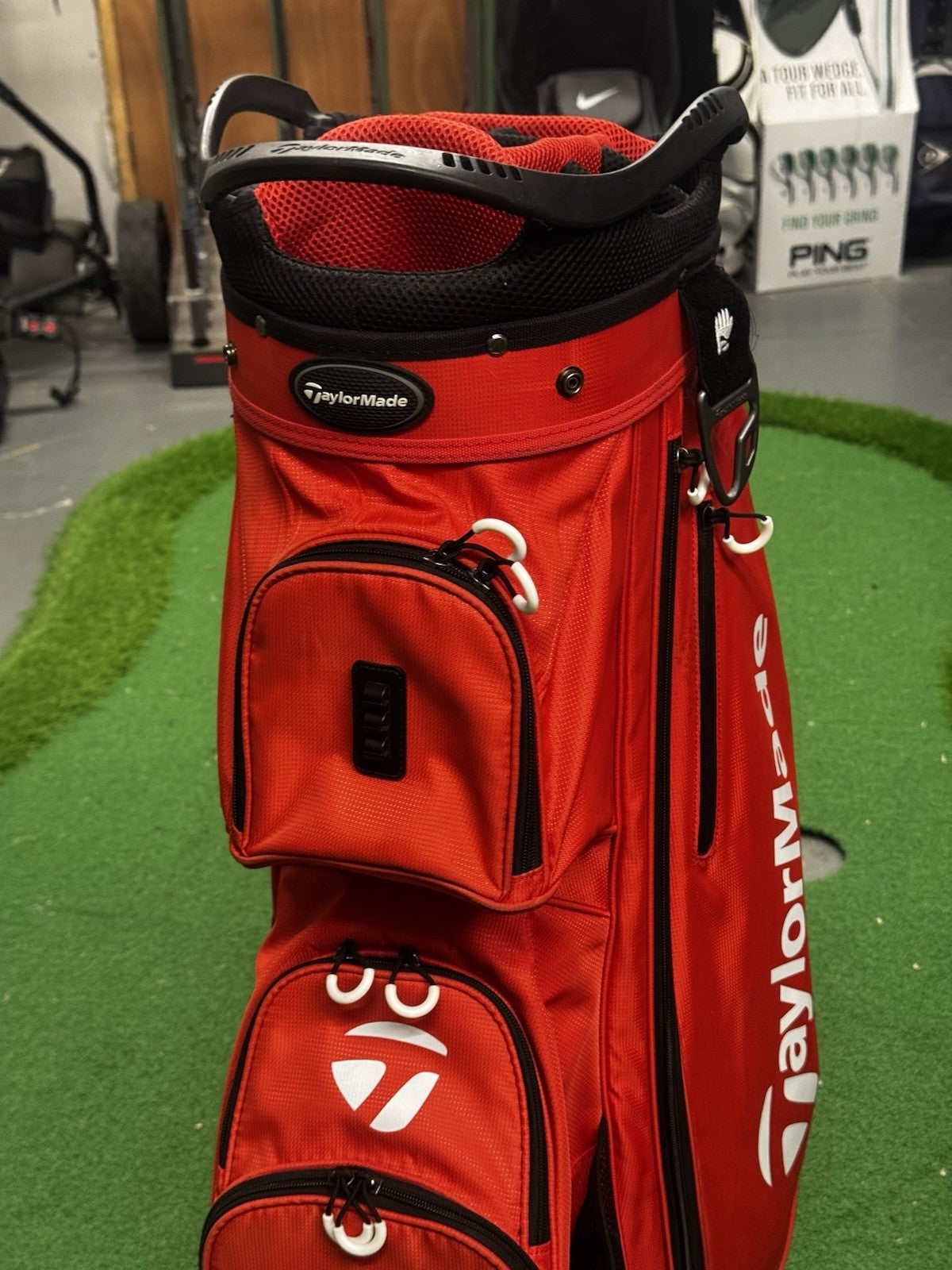 Taylormade Cart Lite Golf Bag 14-Way Divider Red