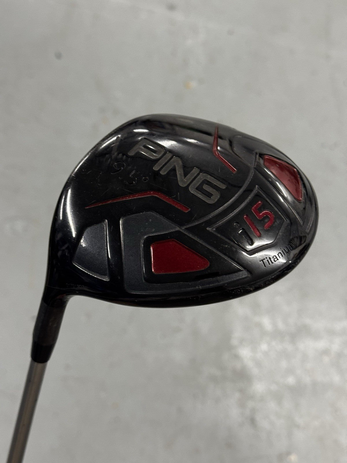 Ping i15 Driver Left Hand 9.5 Degree Stiff Flex Ping Graphite Shaft
